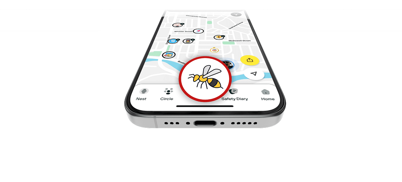 MyHives app on phone
